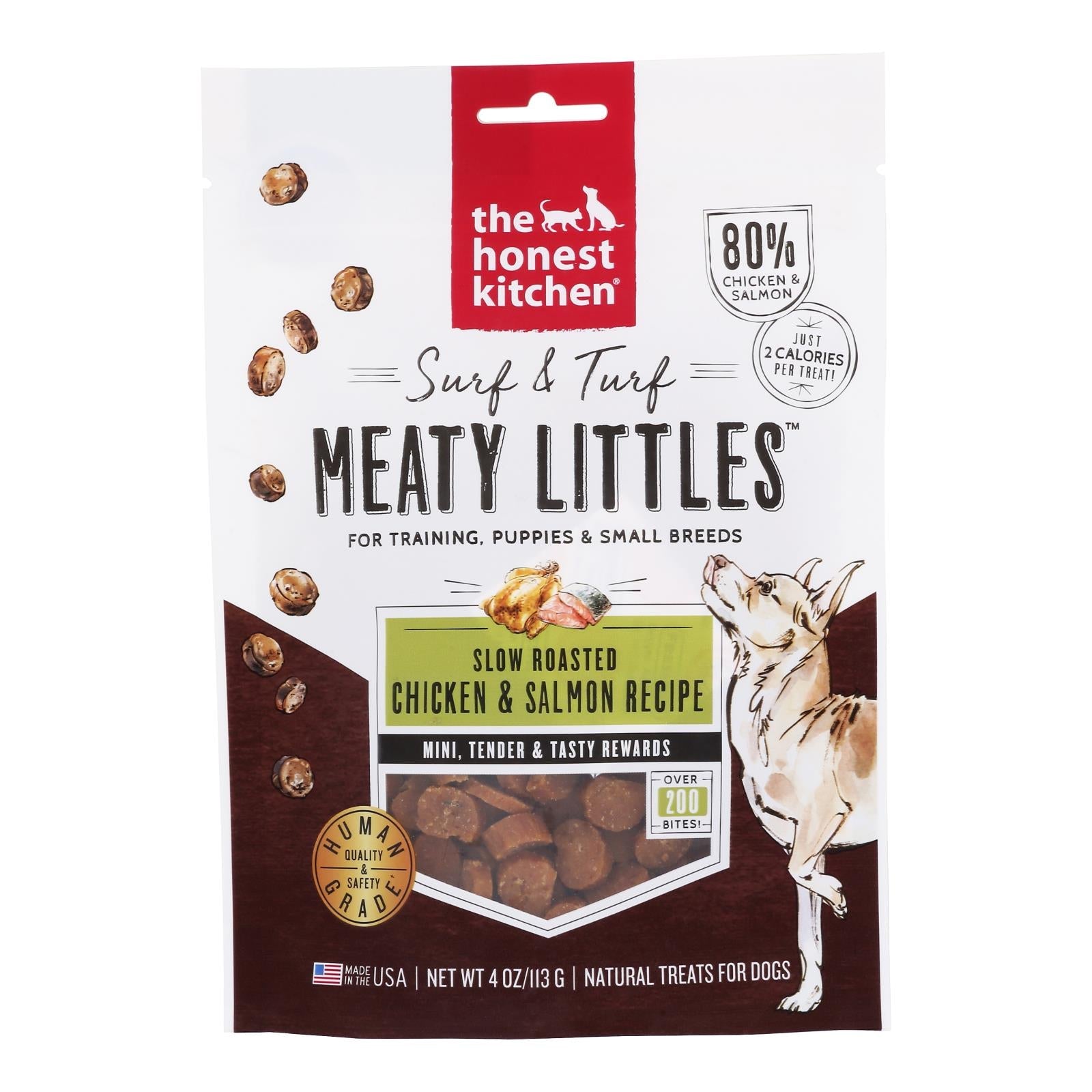 The Honest Kitchen - Filetes de pollo Meaty Littles - Caja de 6 unidades de 4 oz