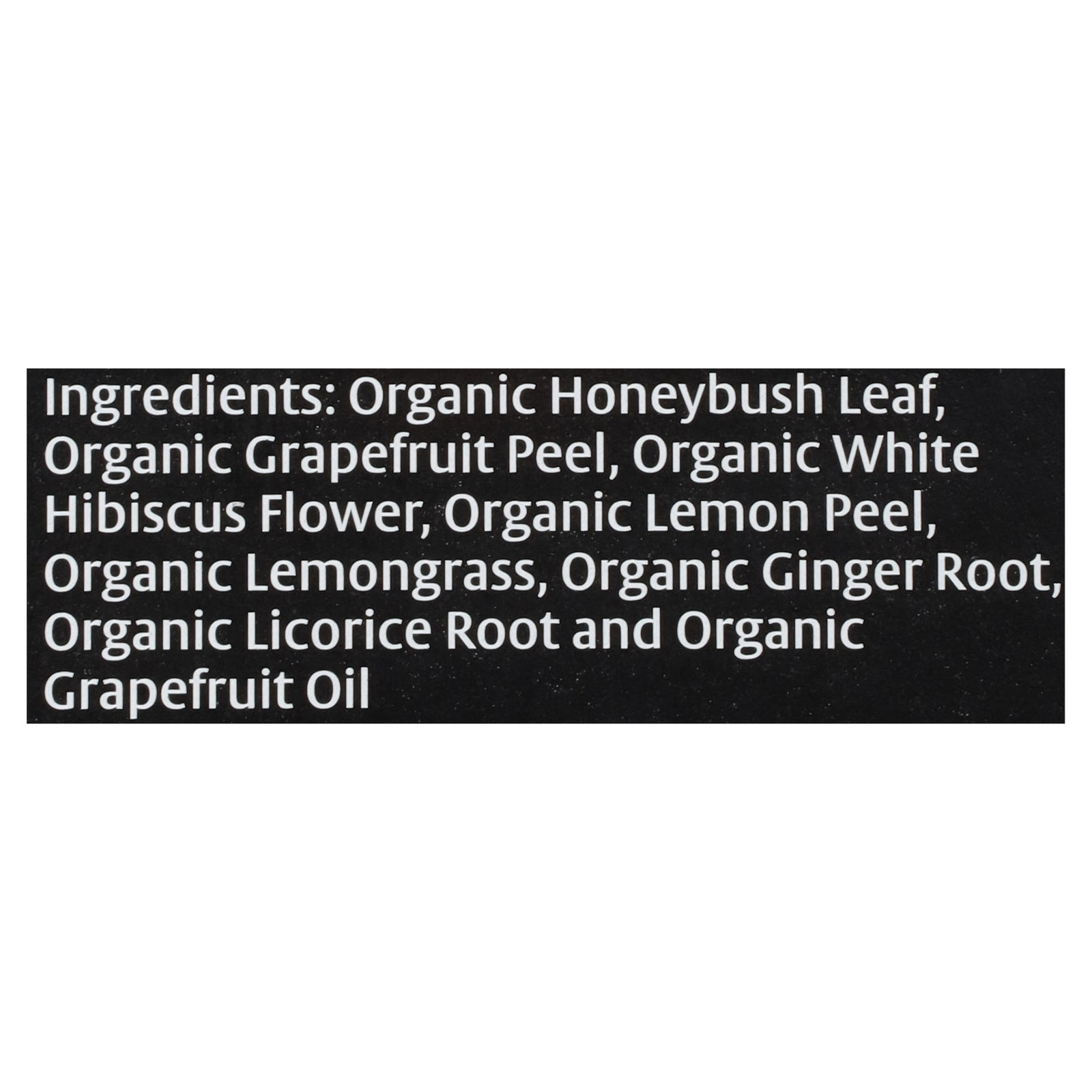 Choice Organic Teas Grapefruit Honeybush Herbal Tea, 6 Boxes (96 Count)