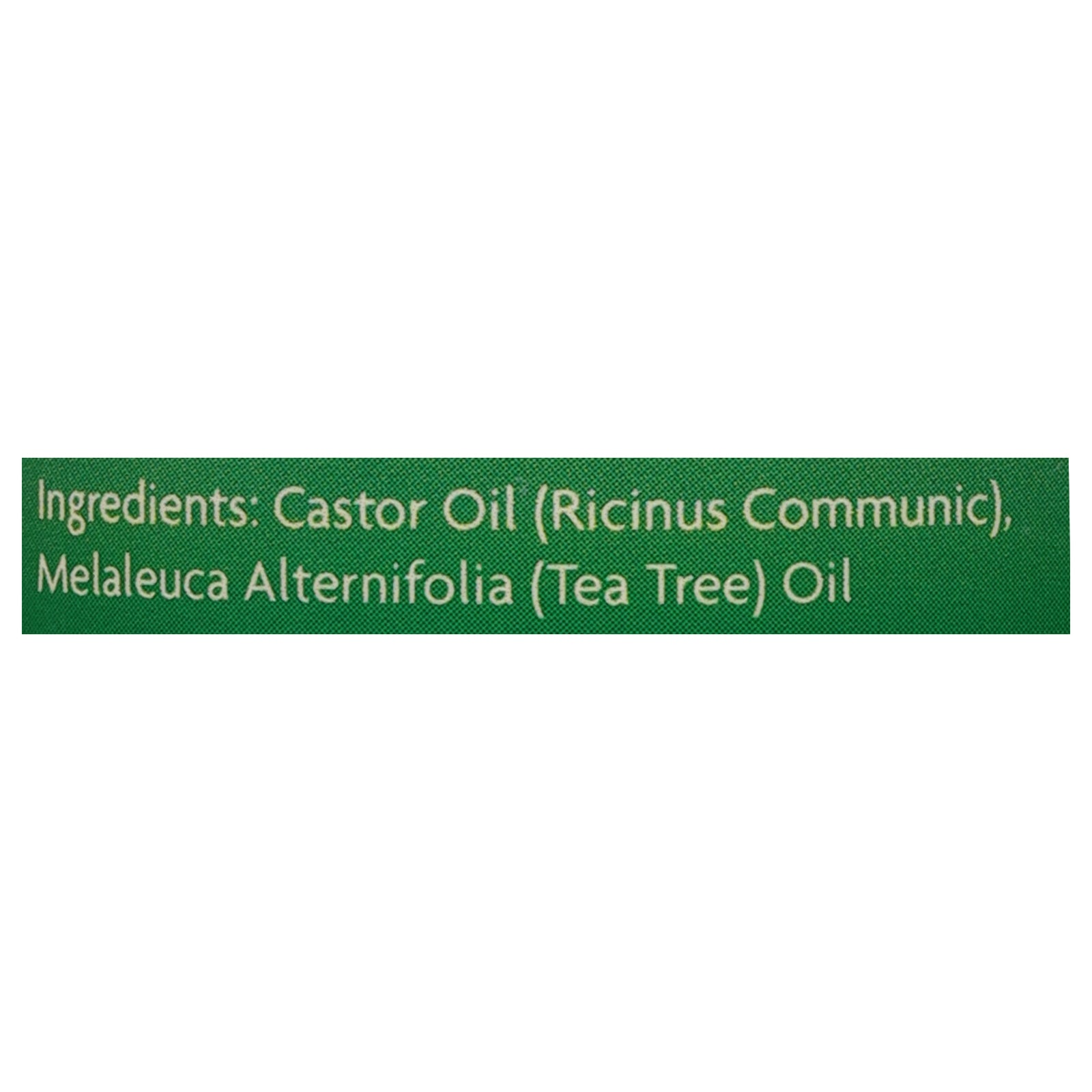 Aceite de ricino negro Island Twist de JMCN, enriquecido con árbol de té - 118 ml
