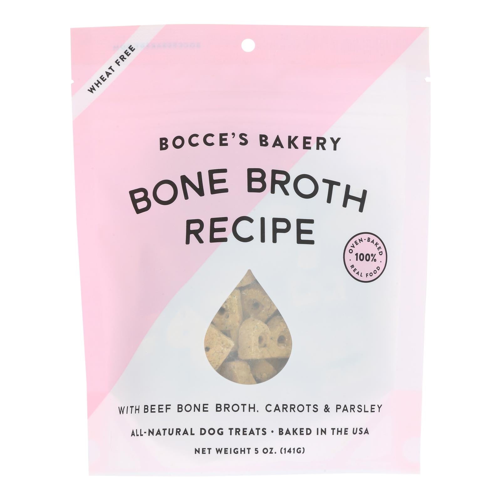 Panadería Bocce - Caldo de hueso de galleta para perro - Caja de 12 unidades de 5 oz