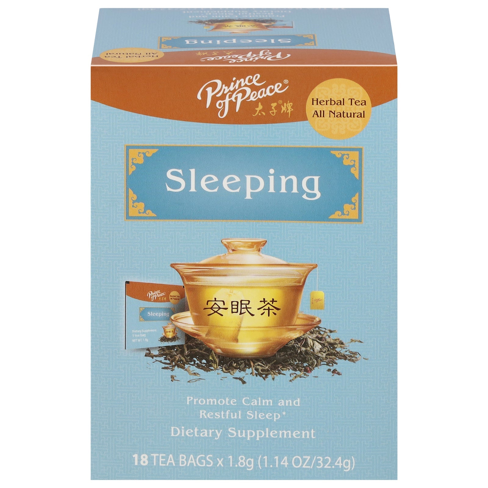 Prince Of Peace Tea, 18 Bags for Restful Sleep