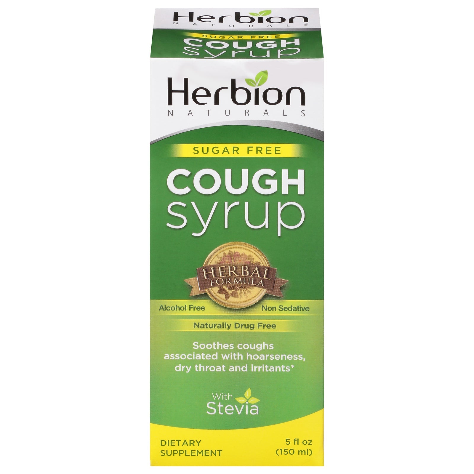 Jarabe para la garganta sin azúcar Herbion Naturals - 147 ml