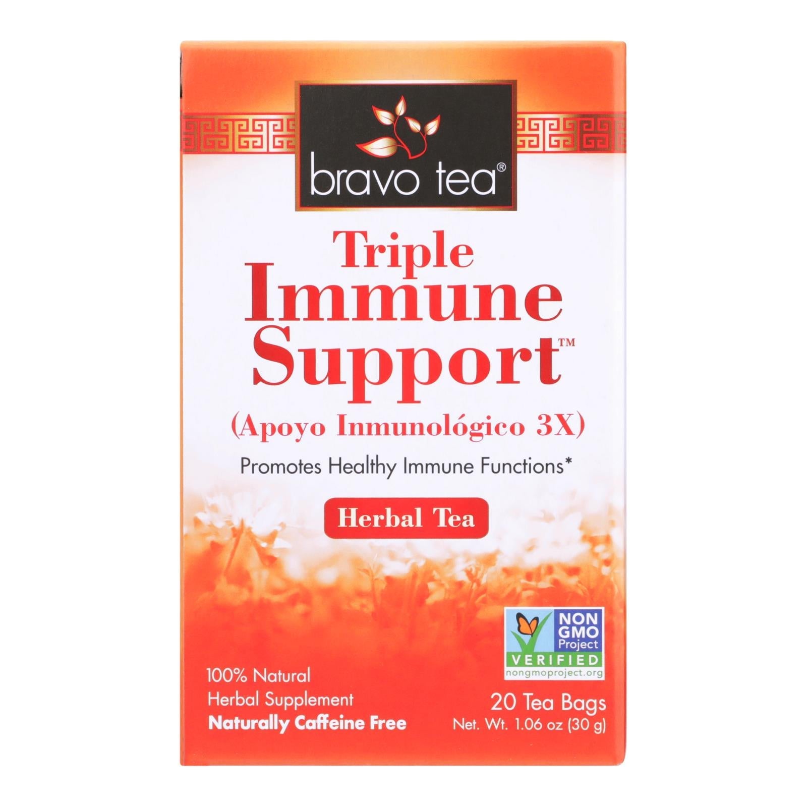 Té Inmunitario Diario Bravo Teas &amp; Herbs: Fortalece las Defensas Naturales de tu Cuerpo