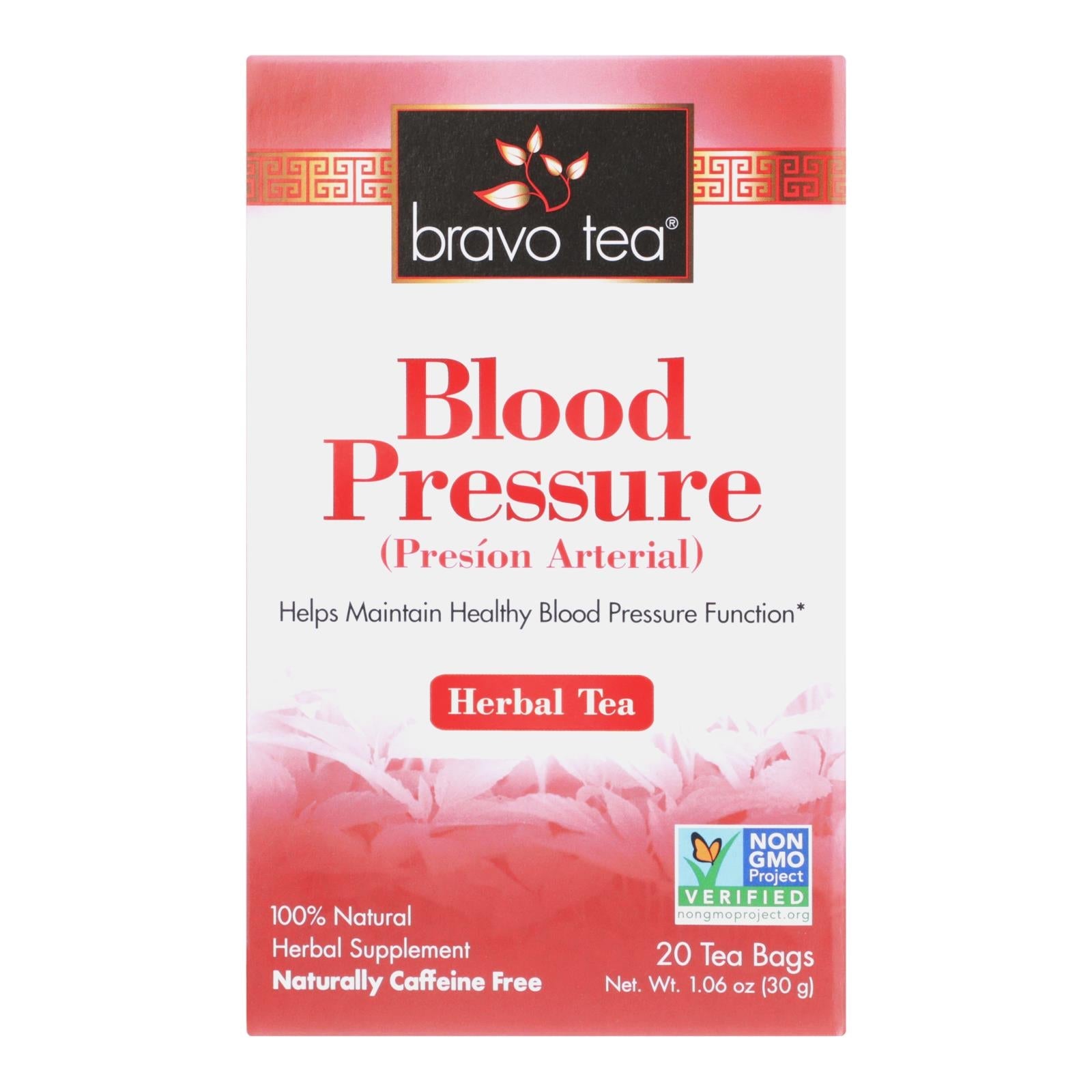 Té para la presión arterial Bravo Teas &amp; Herbs - 20 bolsitas