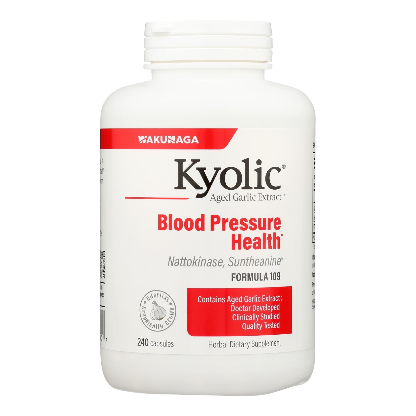 Kyolic Formula 109 | Favorece la salud cardiovascular y el sistema inmunitario | 240 cápsulas