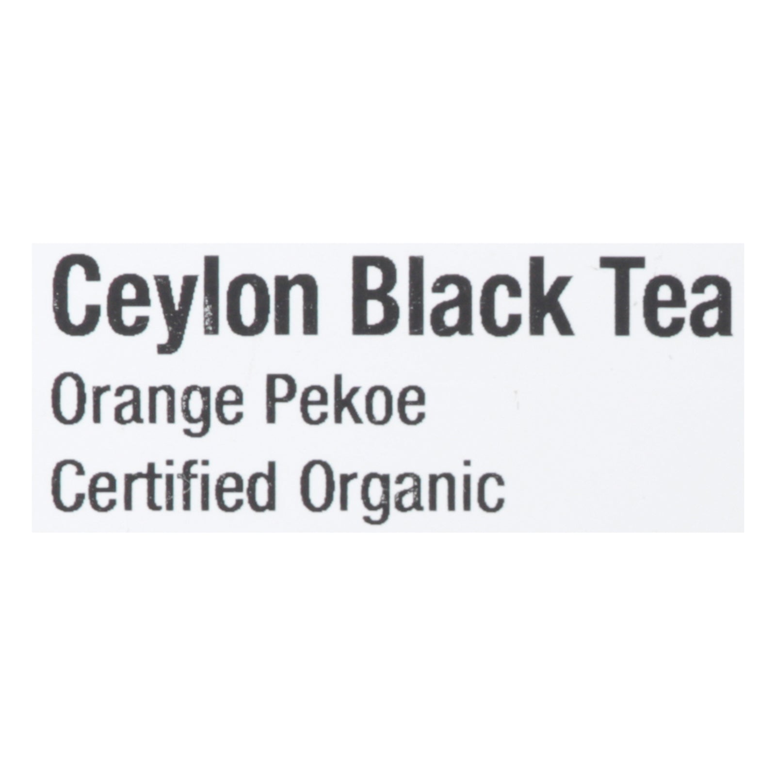 Té de Ceilán orgánico de comercio justo Frontier Herb - Bolsa de 1 lb
