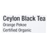 Té de Ceilán orgánico de comercio justo Frontier Herb - Bolsa de 1 lb