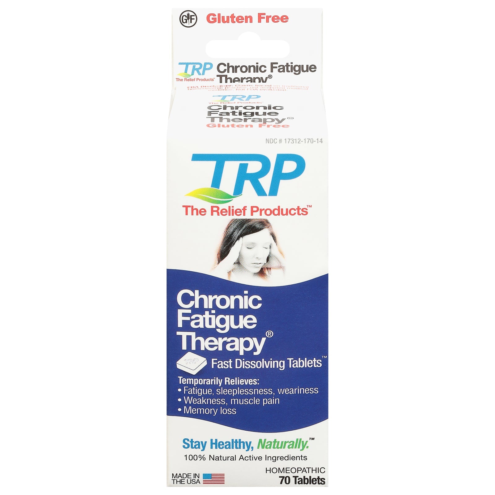 TRP Company Terapia para la fatiga crónica 70 comprimidos