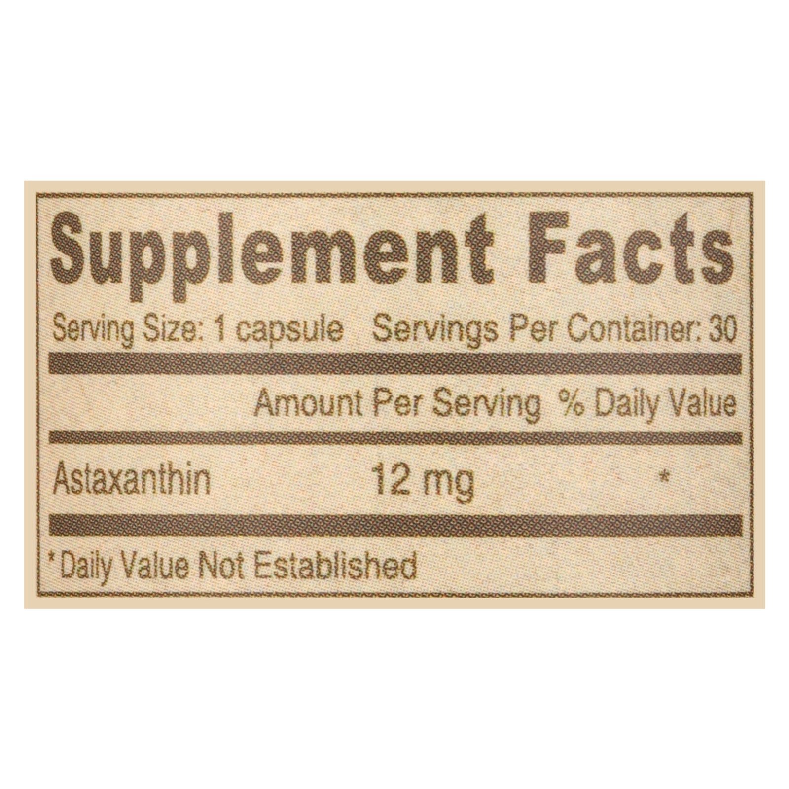 Vitaminas veganas Deva - Astaxantina 12 mg - 30 cápsulas veganas