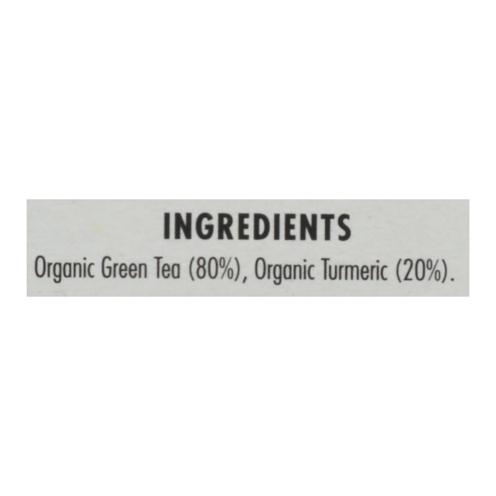 Té verde de cúrcuma Heath &amp; Heather - Caja de 6 (20 unidades) 