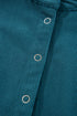 3/4 Sleeve Button-Front Mini Dress