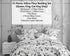 DaDa Bed in a Bag Bundle Set - Yellow Fleur Botanical Ivory Tan Floral Bedding Set (18112)