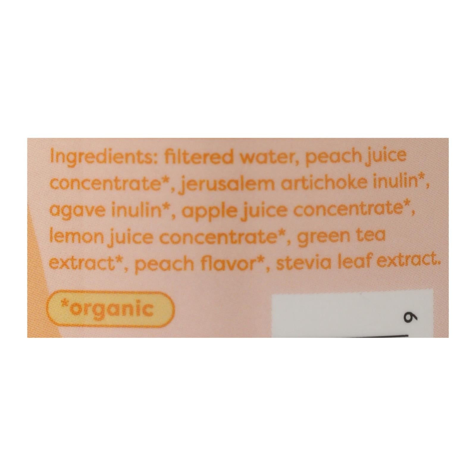 Halfday Peach Green Tea 12oz. - Case of 12