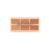 Paleta de bronceadores de 6 tonos para rostro