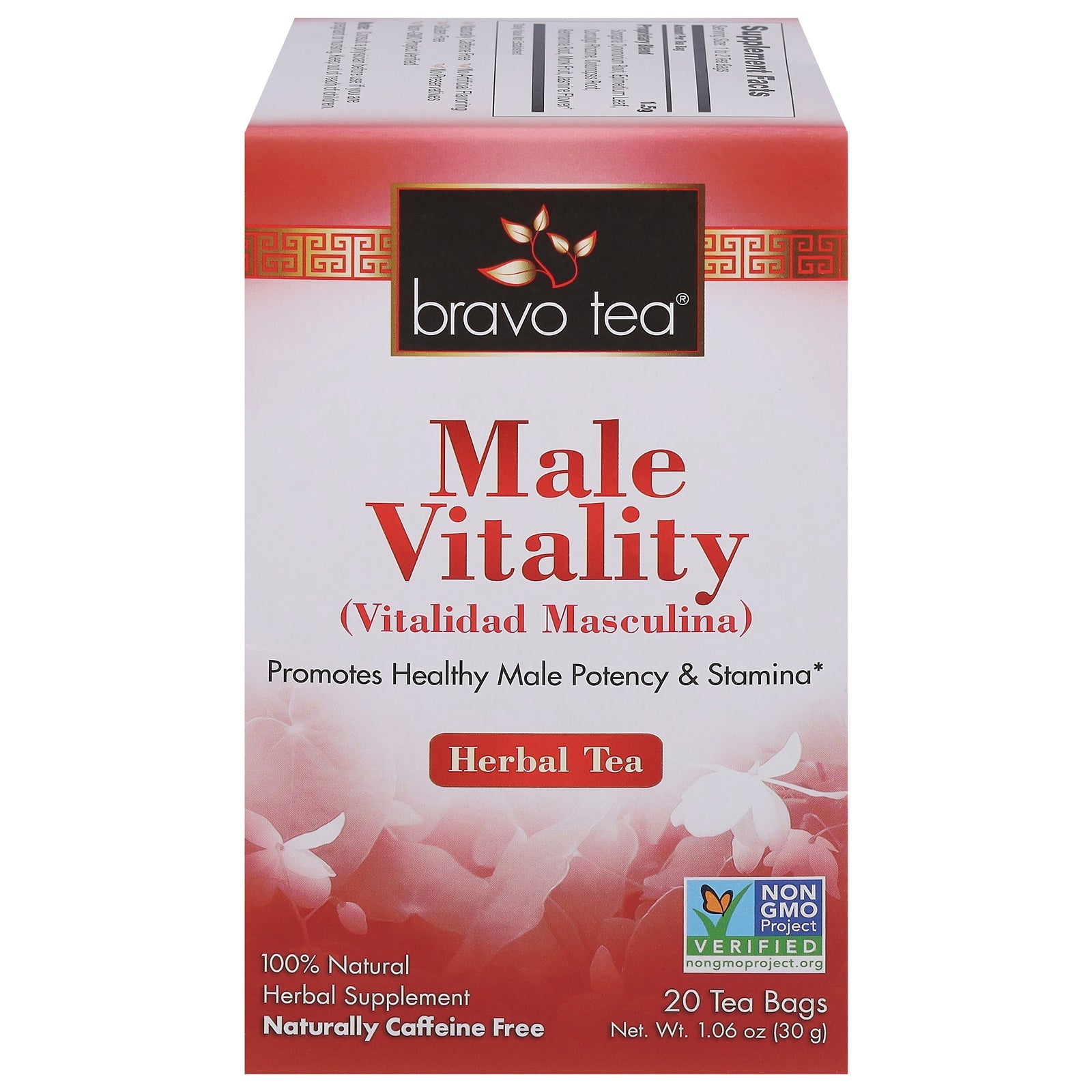 Bravo Teas & Herbs Male Vitality Boosting Tea - 20 ct.