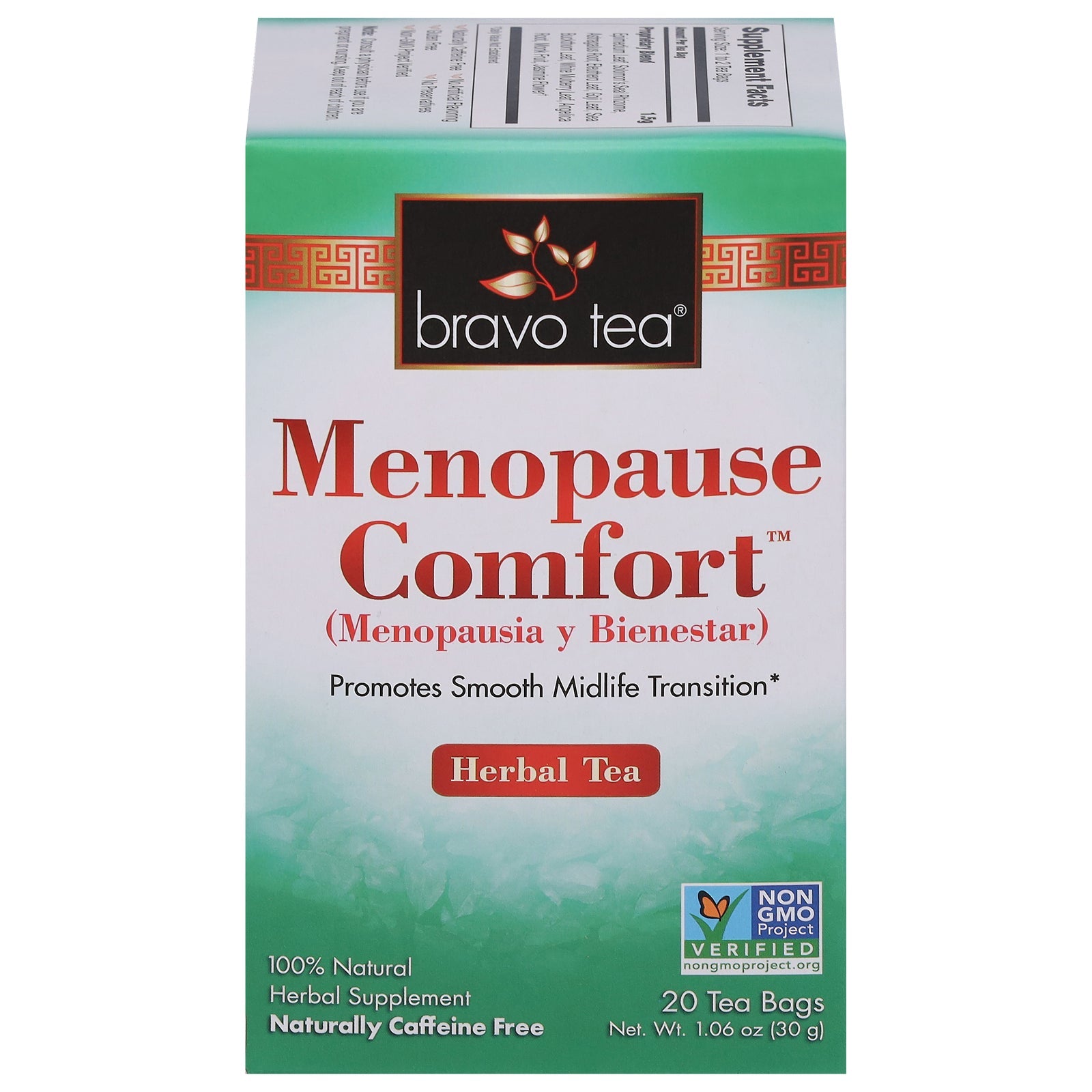 Menopause Comfort Tea by Bravo Teas & Herbs - 20 Bags