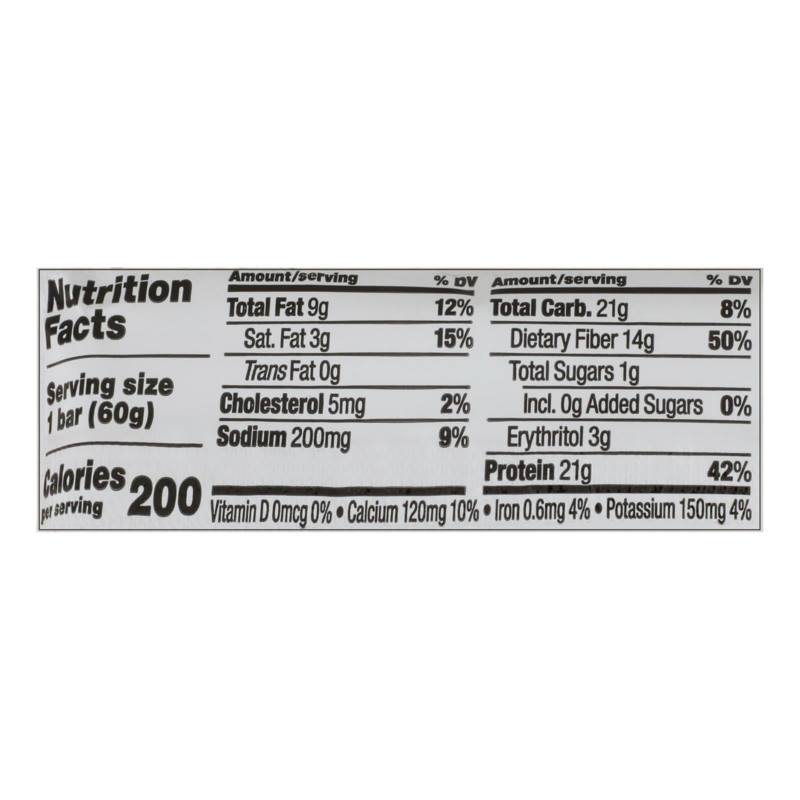 Barra Quest de masa para galletas con chispas de chocolate, 2.12 oz, paquete de 12 