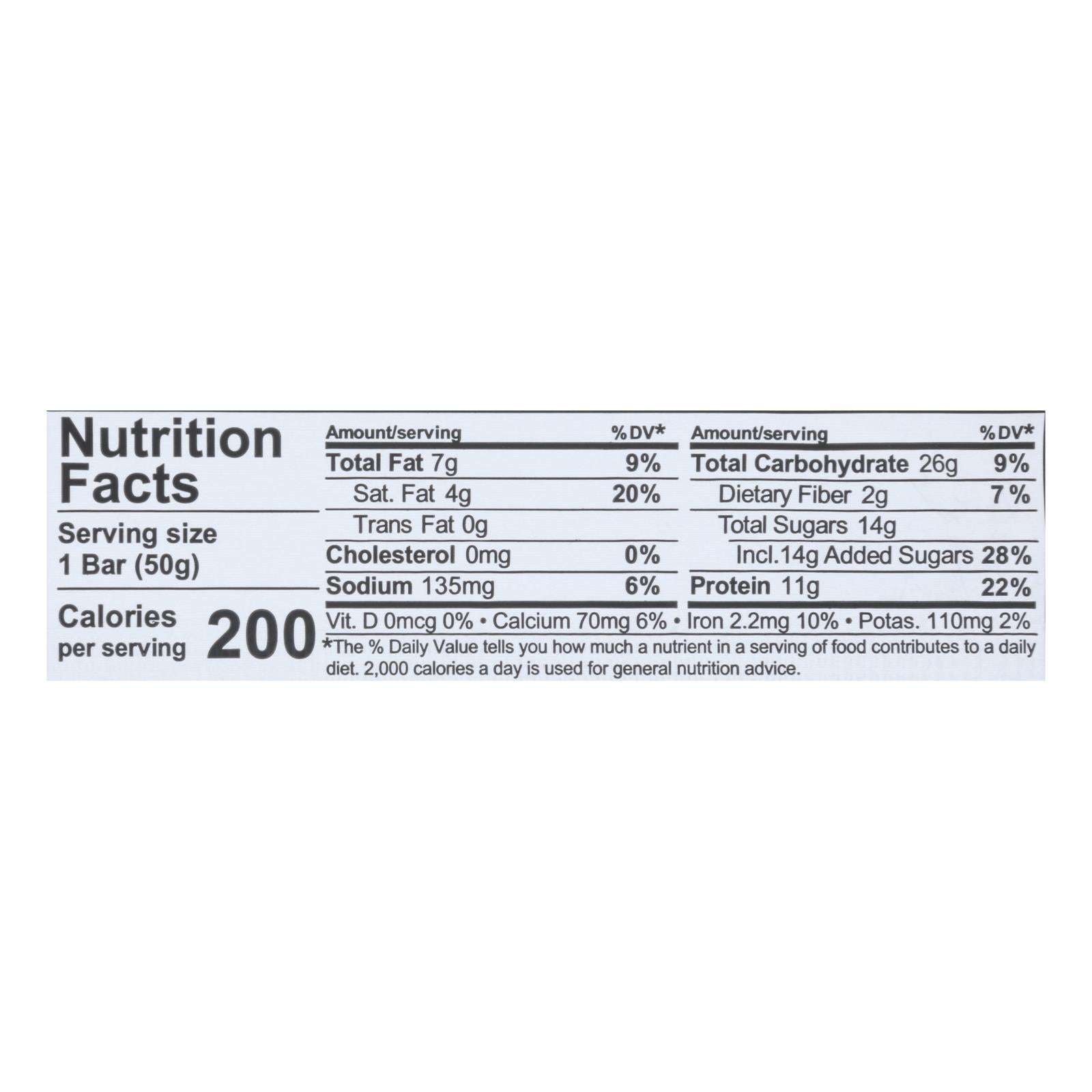 Barritas de proteína de chocolate moca oscuro Nugo Nutrition, 50 g (paquete de 12)
