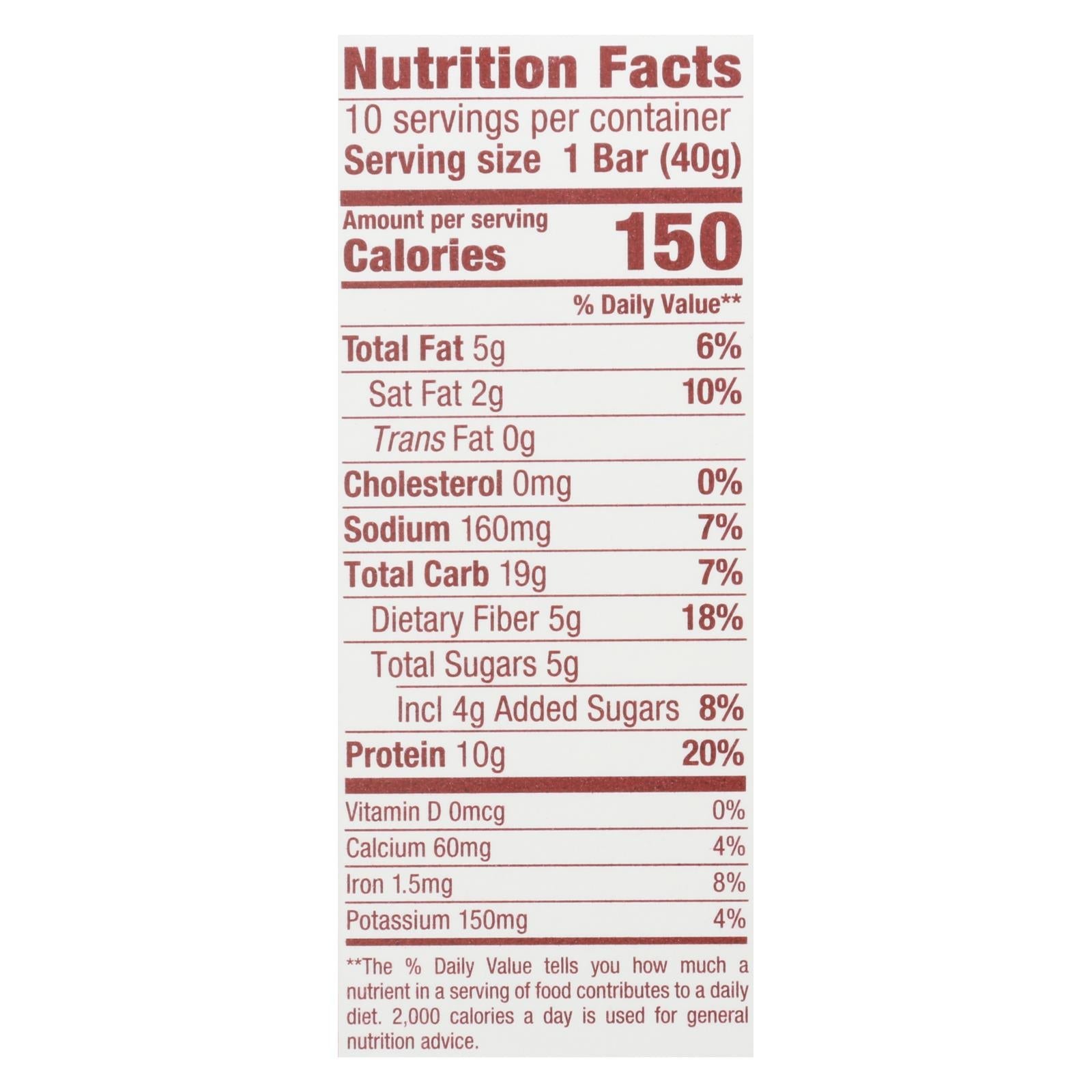 Barra de proteína y fibra Thinkthin de chocolate y almendras - 1.41 oz - Paquete de 10