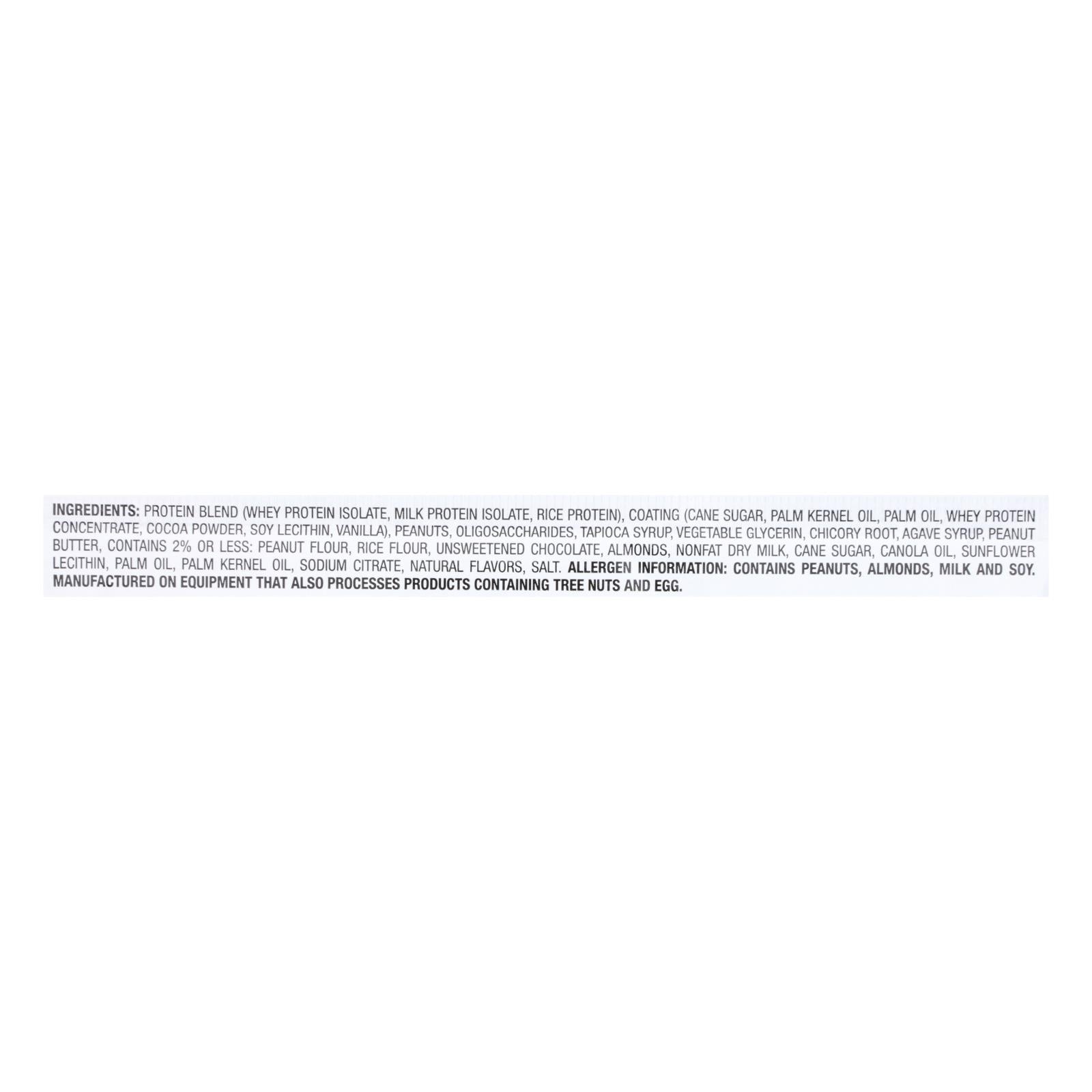 Barra nutricional de cacahuete Nugo Stronger Cluster - 2.82 oz - Paquete de 12