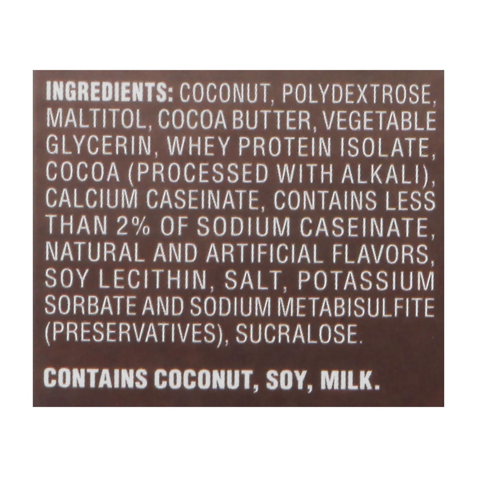 Barra de chocolate y coco Atkins Endulge - Paquete de 5 / 1.4 oz cada una
