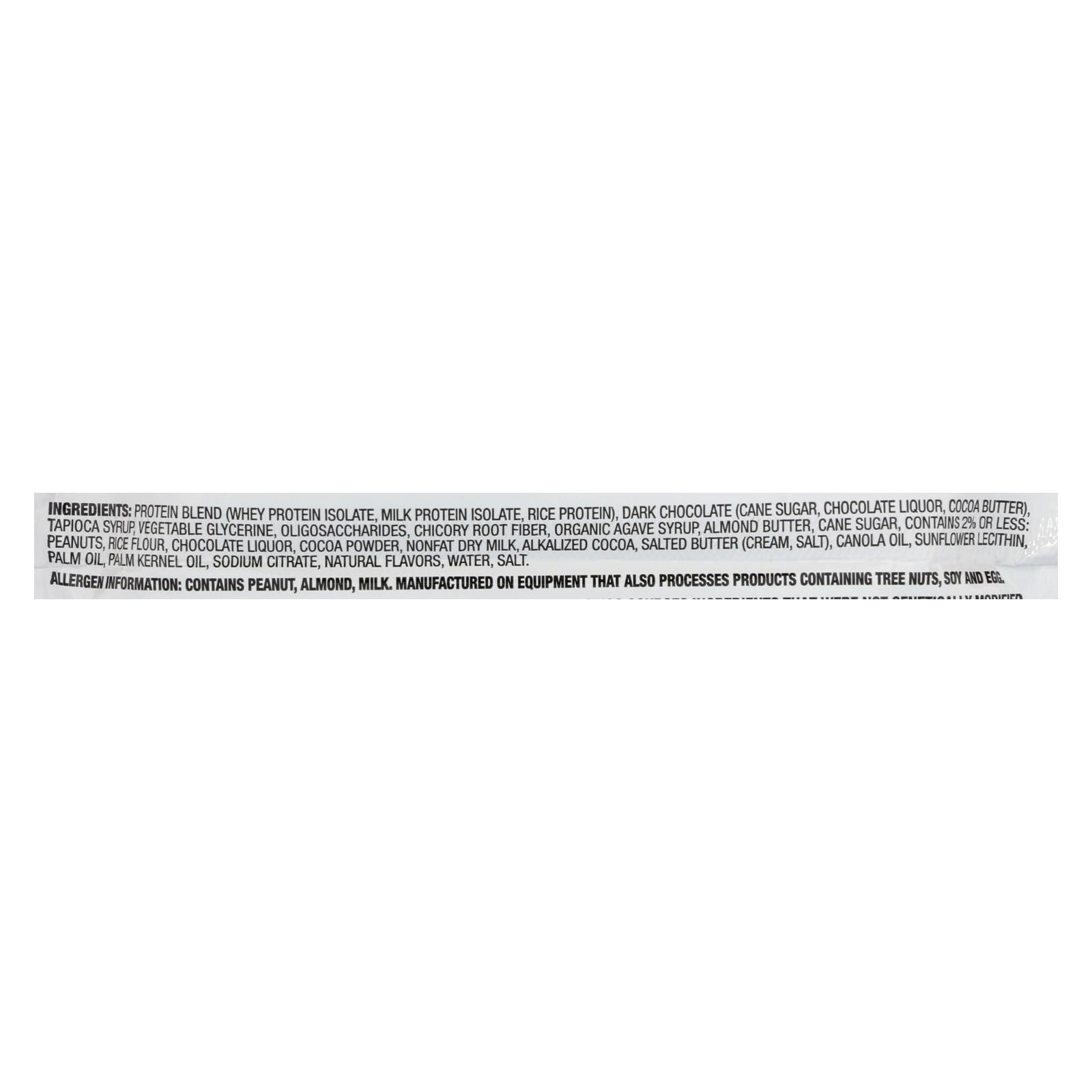 Barra nutricional de chocolate negro Nugo - 2.82 oz - 12 unidades
