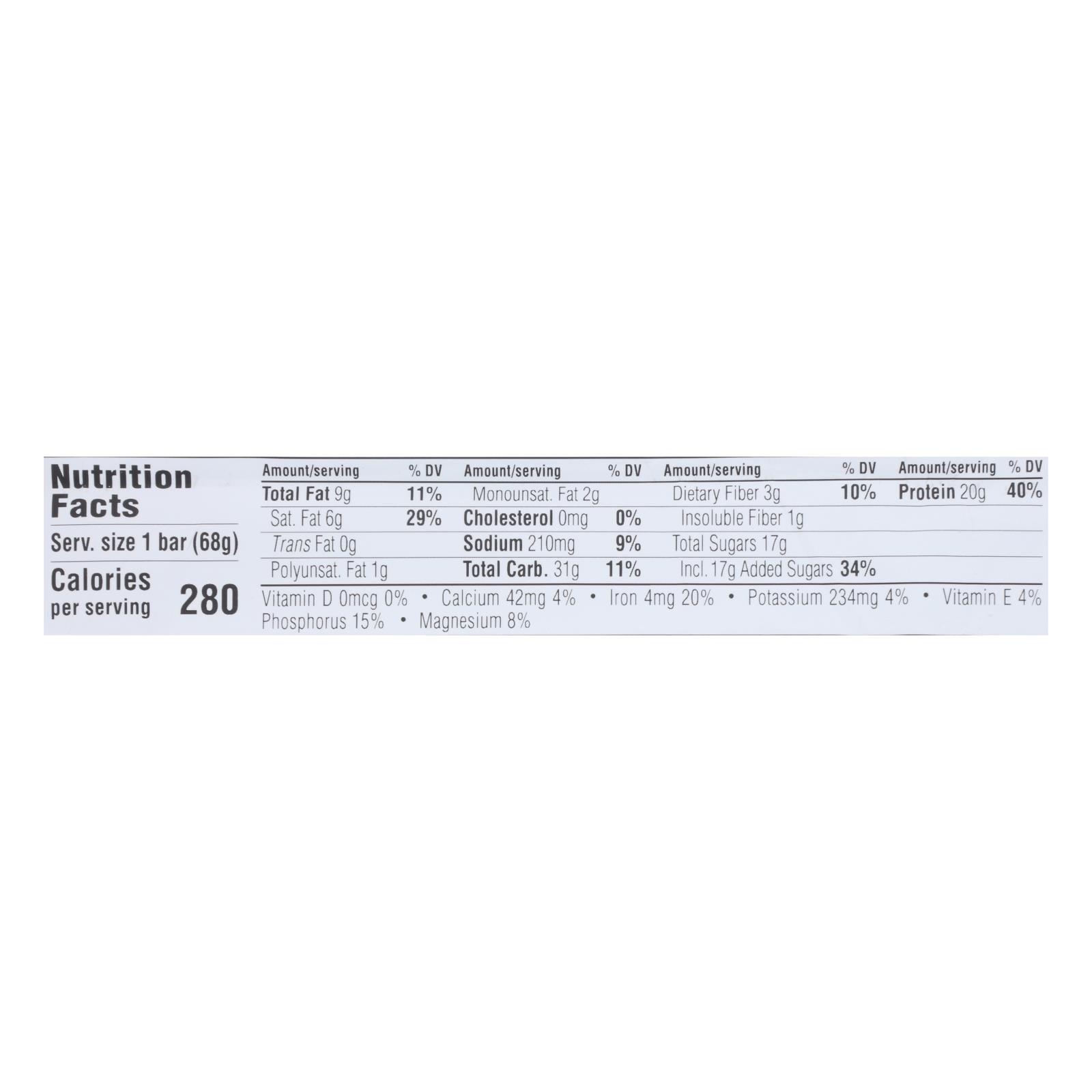 Barra de chocolate Clif Builder's, 2.4 oz (paquete de 12)