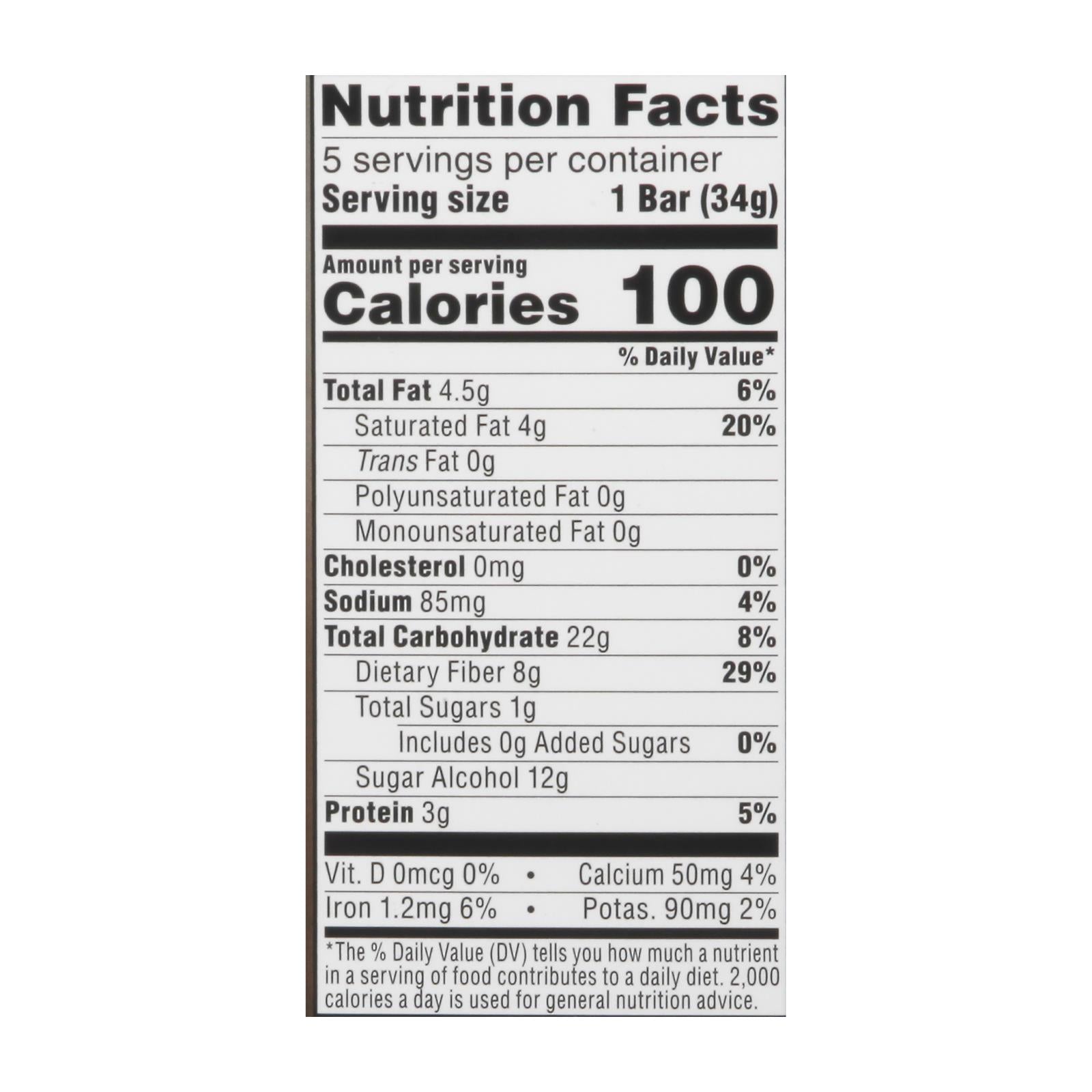 Barras de mousse de chocolate y caramelo Atkins Endulge - Paquete de 5 (1.3 oz)