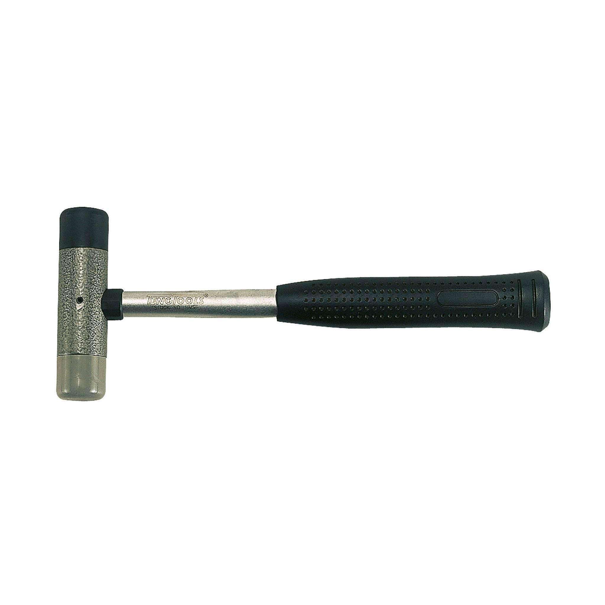 Teng Tools Soft Face Hammer | Non-Marring Rubber, Lightweight Tubular Steel Handle with Comfortable Non-Slip Grip