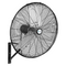 ACHAZEL 24" 6500 CFM High-Velocity Wall Fan: 3-Speed Oscillating, Heavy-Duty Shop Fan, UL Listed