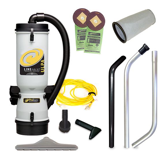 LineVacer ULPA 10 qt. Backpack Vacuum w/ High Filtration Tool Kit