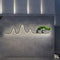 Lámpara de pared LED impermeable para exteriores con decoración de paisaje para jardín, villa