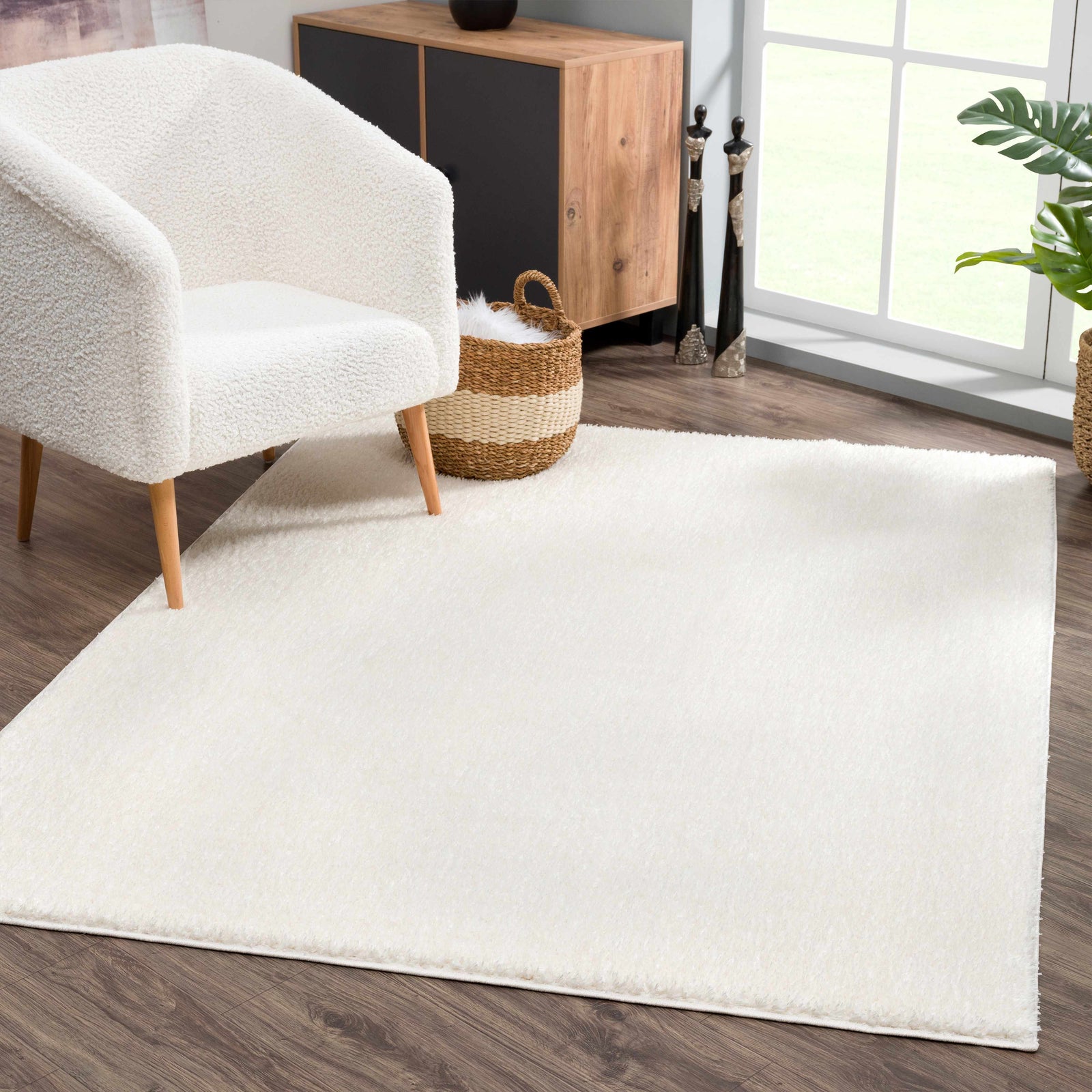 Alfombra lavable Judy White