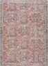 Alfombra lavable Urpi en rosa y azul - Oferta