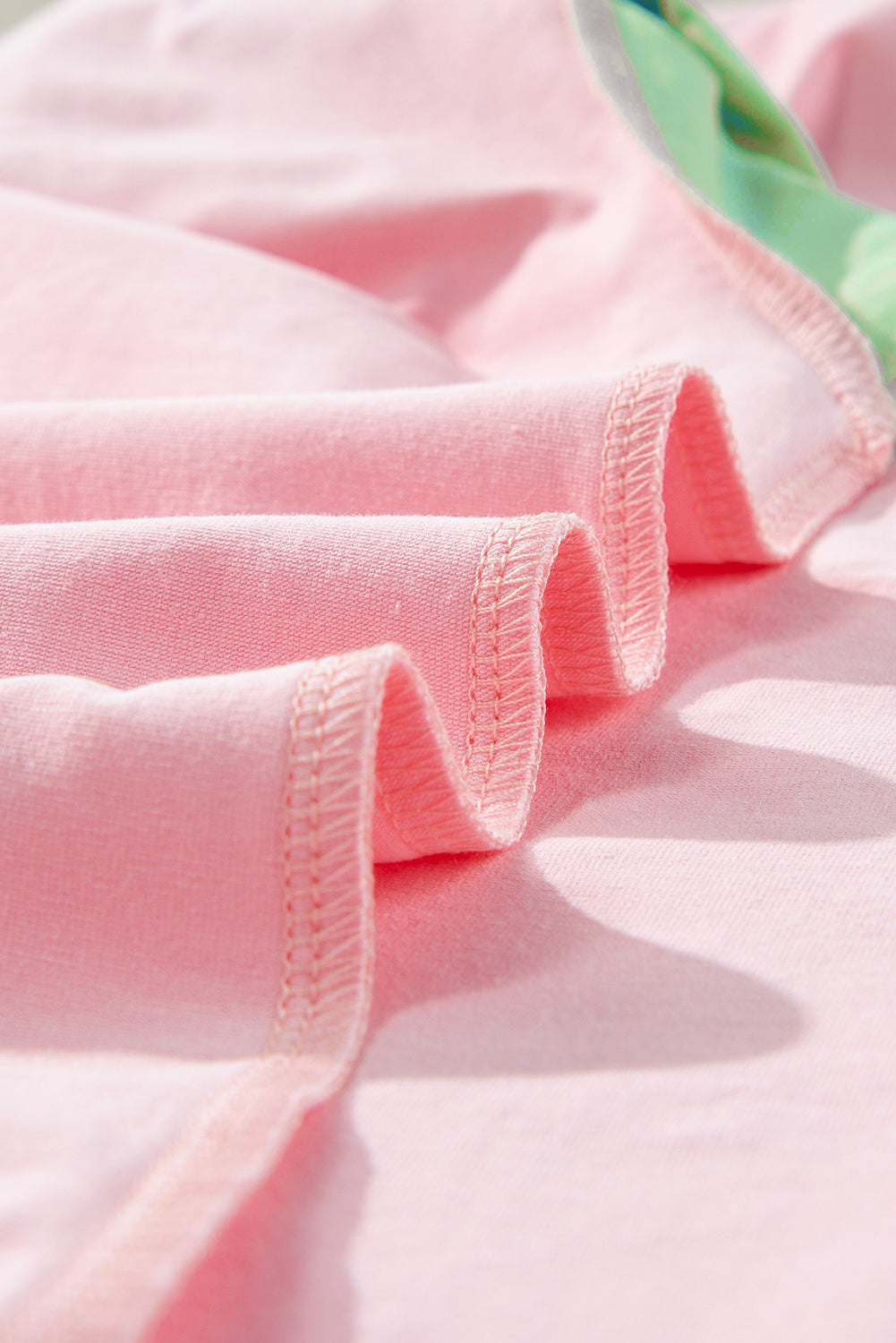 Long Sleeve Crew Neck T-Shirt with Rainbow Sleeves