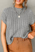 Chunky Cable Knit Top