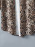 Brown Snakeskin Cardigan