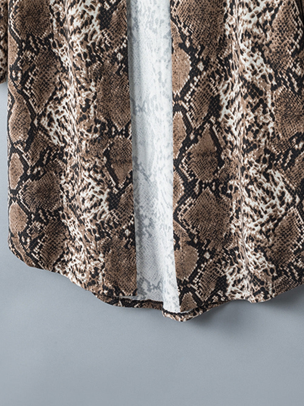Bohemian Snakeskin Cardigan