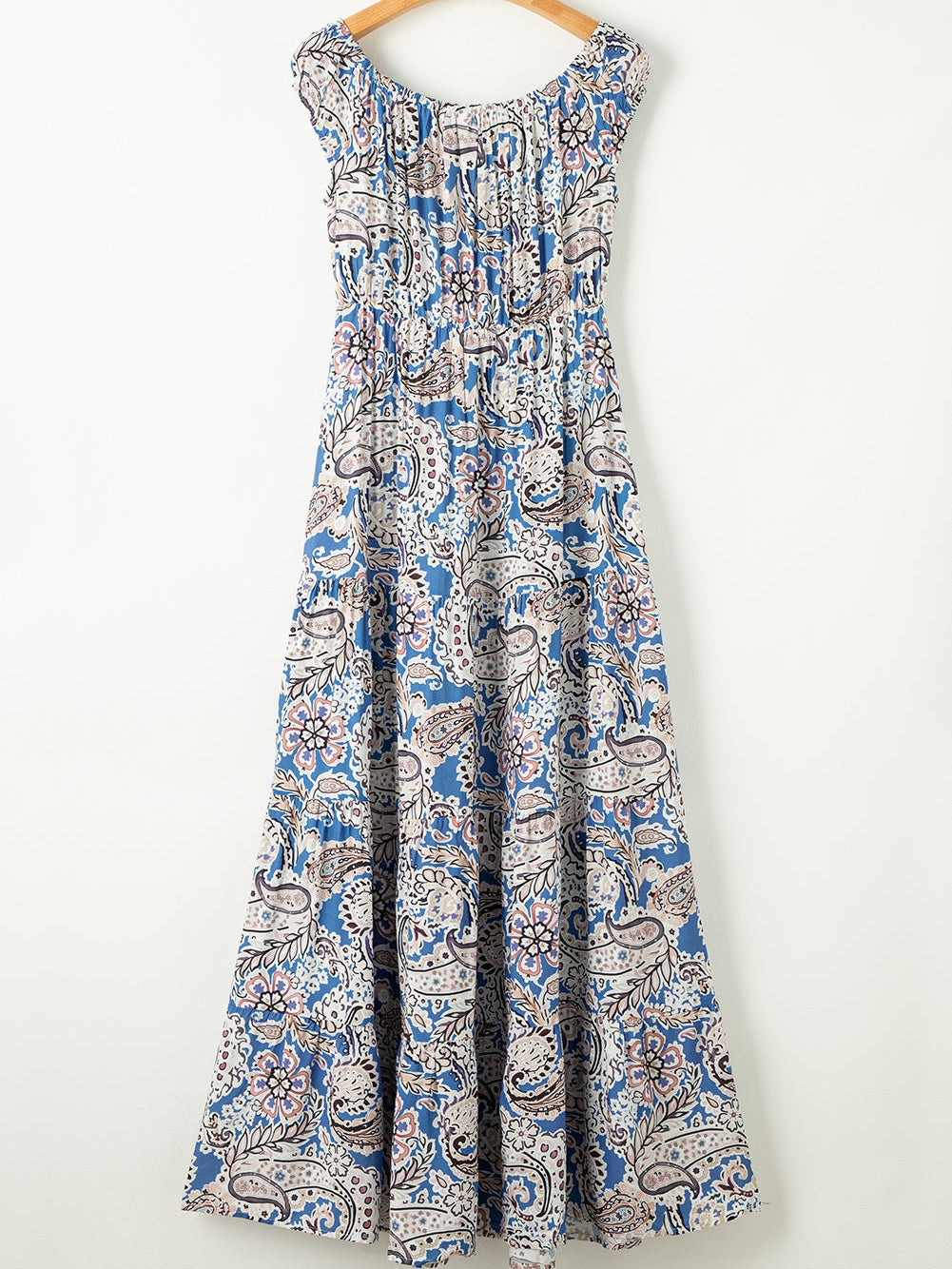 Relaxed Fit Off-Shoulder Floral Jumpsuit