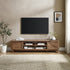 Mueble de TV rústico de 70" con puerta de granero