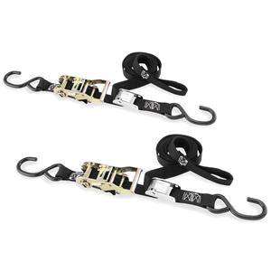 Amarres para motocicleta de 3,8 cm x 3 m con trinquete y leva (paquete de 2) | RCB1.510VSBK2
