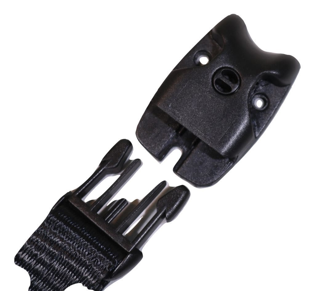 Kit de 2 correas cortavientos con hebilla roja ACW para bañera de hidromasaje, spa y huracanes | Opciones de tamaño