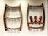 Juego de botelleros de pared para barriles de vino - Paquete de 2 botelleros y expositores de copas - Decoración perfecta para los amantes del vino