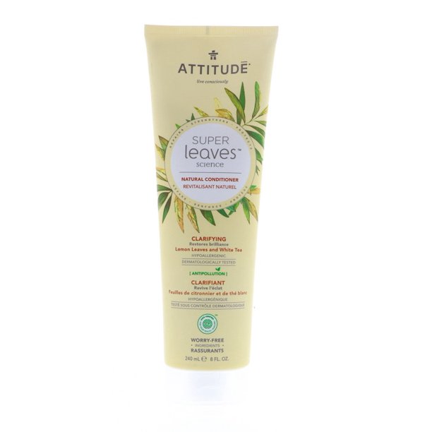Acondicionador clarificante Attitude - Nutre y protege el cabello - 8 oz