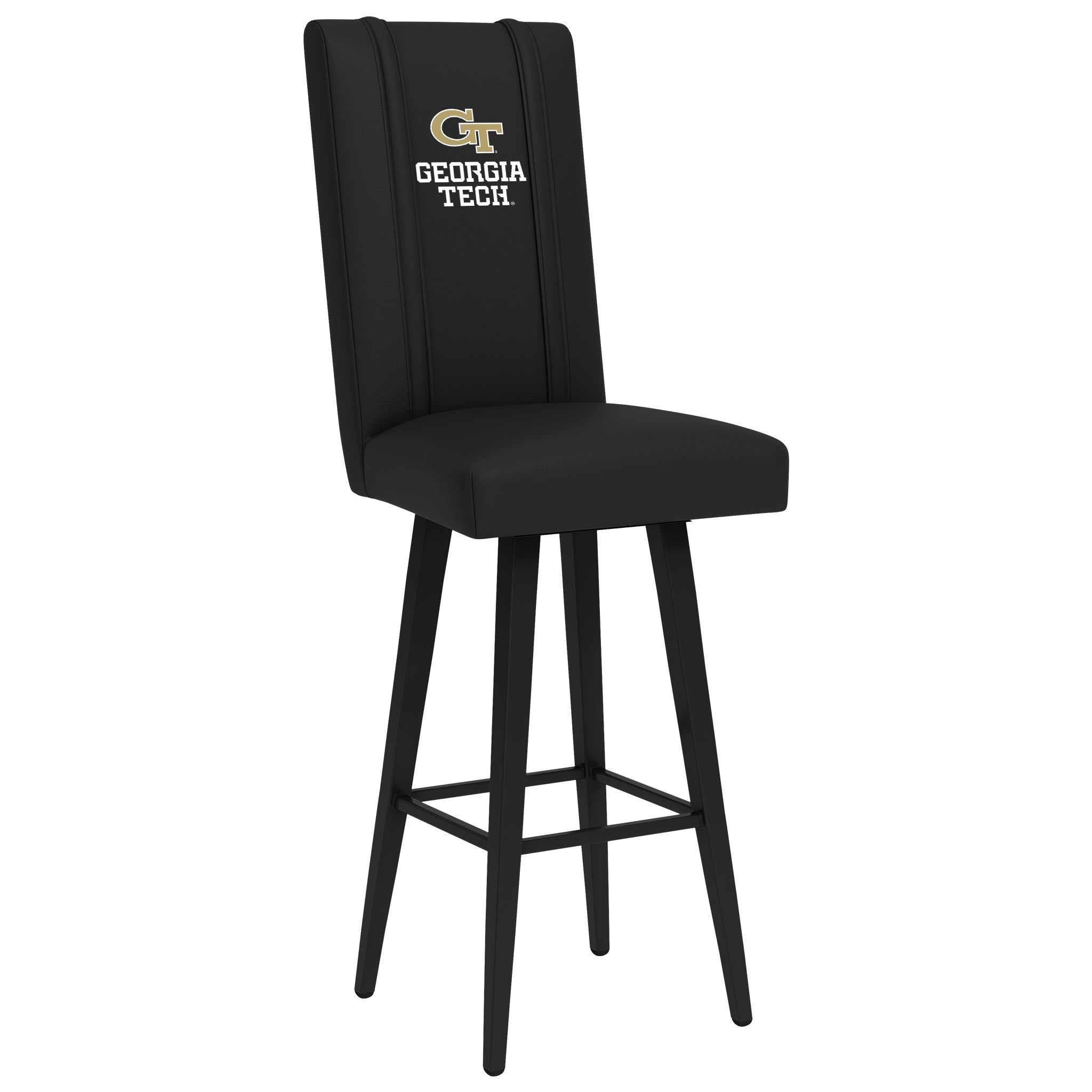 Taburete de bar giratorio 2000 con el logotipo de los Georgia Tech Yellow Jackets
