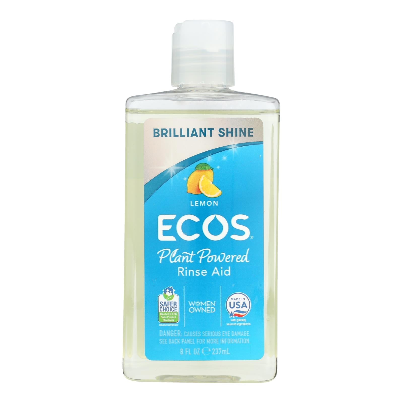 Earth Friendly Wave Jet Rinse Aid - 8 Fl Oz - Spotless Dishwasher Performance