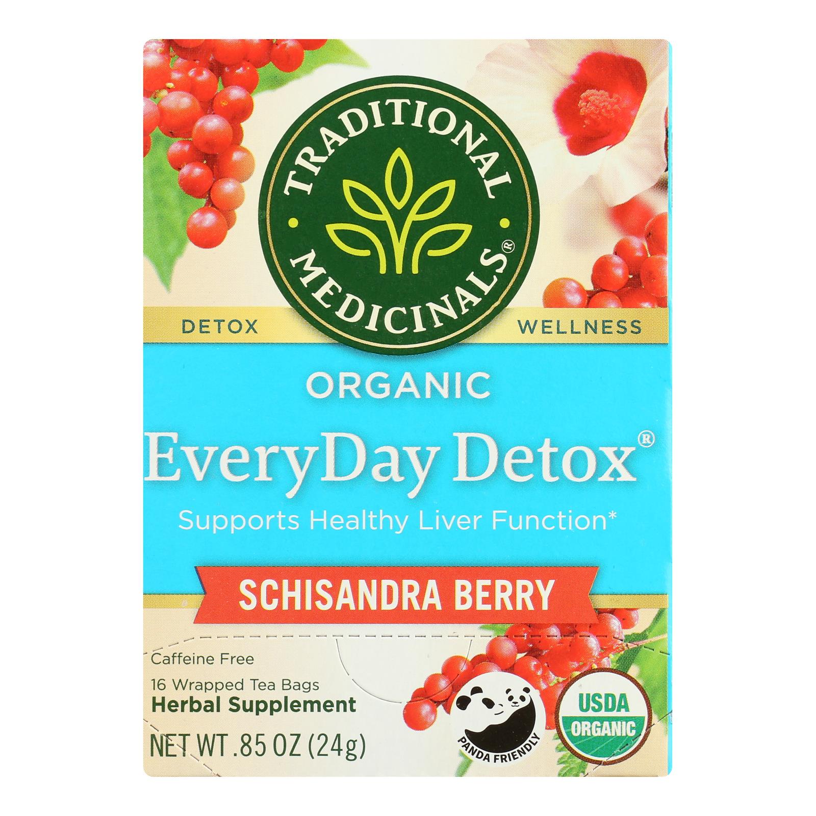 Té desintoxicante diario de Traditional Medicinals - 16 bolsitas