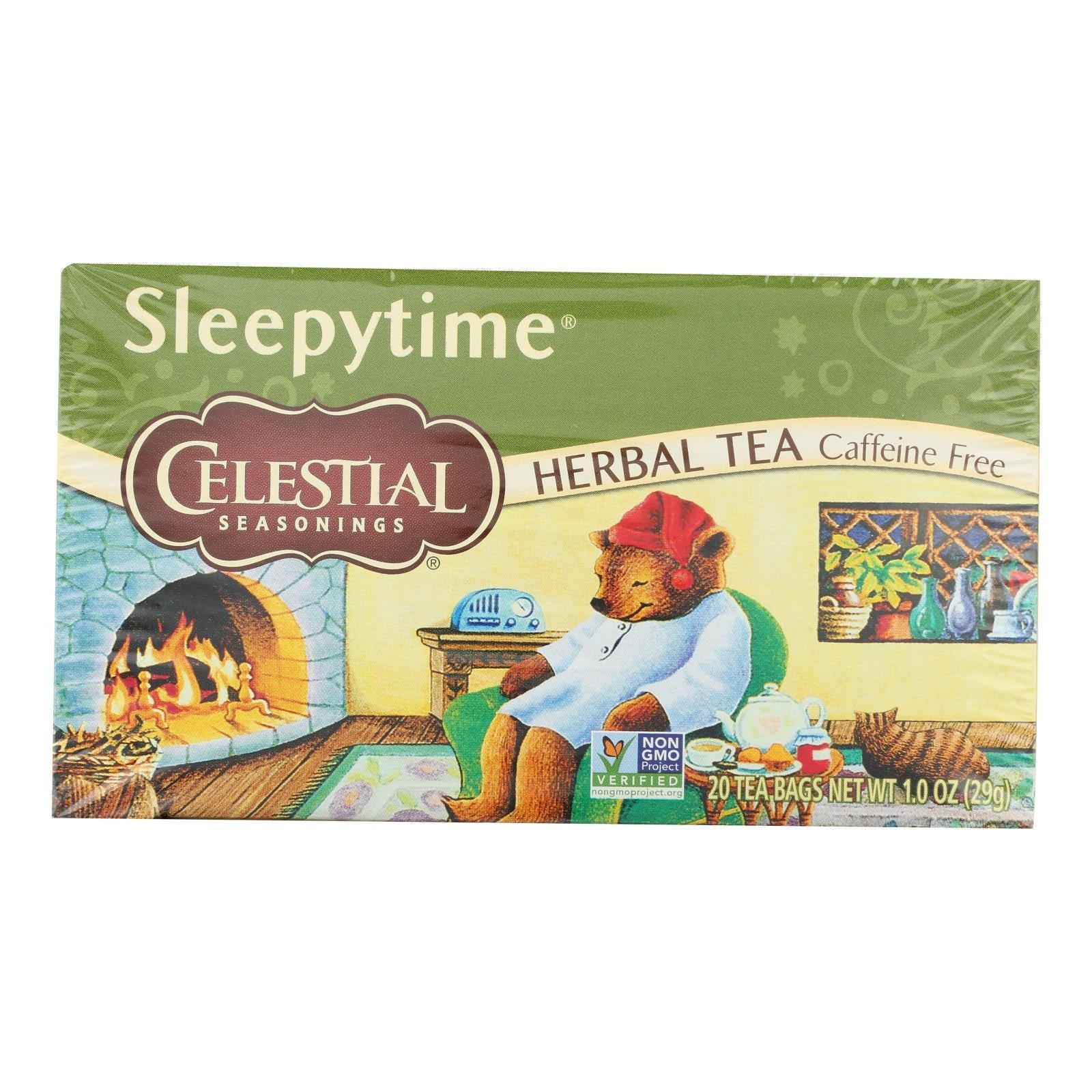 Celestial Seasonings Sleepytime Tea, té de hierbas sin cafeína, 20 bolsitas