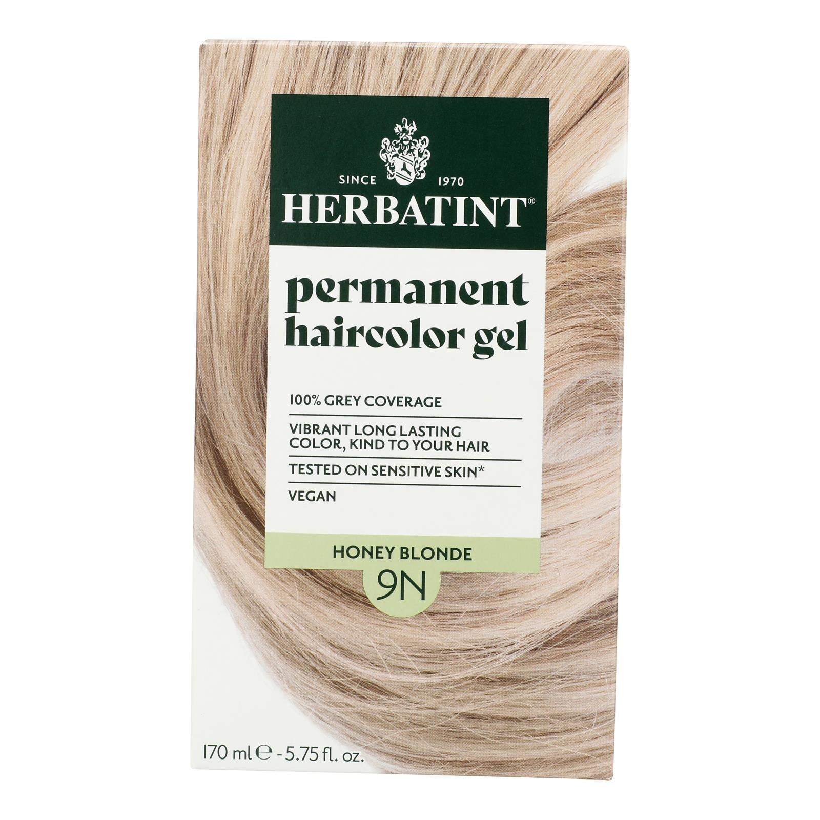 Tinte permanente natural Herbatint 9N rubio miel - 150 ml