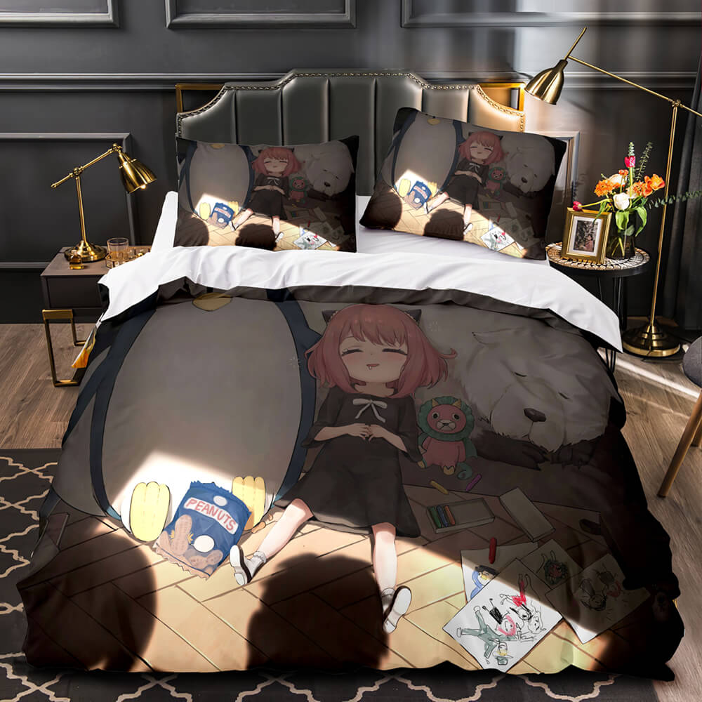 2022 Nuevo juego de cama SPY×FAMILY Fundas de edredón Cama